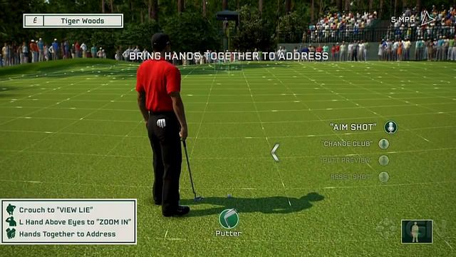 Tiger Woods PGA Tour 13: Kinect Gameplay Clip смотреть онлайн