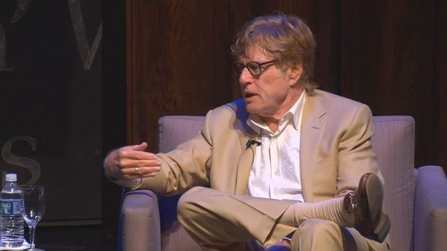 Robert Redford Speaking In Philadelphia