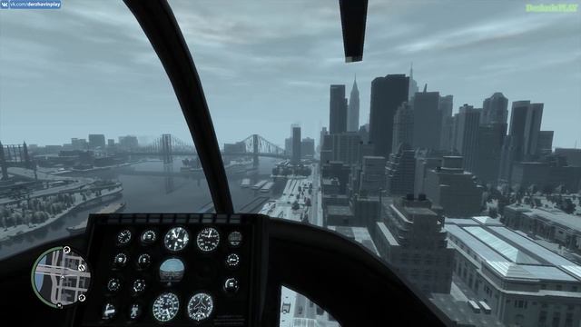 Играем в GTA 4 - Вертолётная экскурсия 5 смотреть онлайн