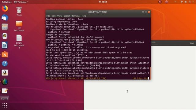 Ubuntu - Cài đặt python phiên bản mới nhất смотреть онлайн