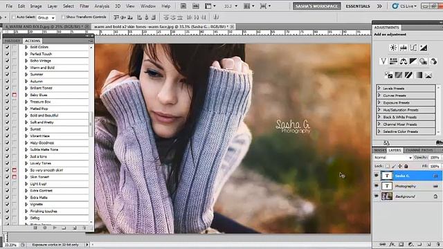 How to Link Layers in Photoshop CS and CC Part 2 смотреть онлайн