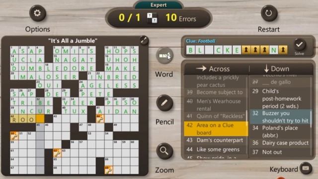 Microsoft Ultimate Word Games\Daily Challenge 1-20-2019: CrosswordsL Solve the Mystery Clue смотреть онлайн
