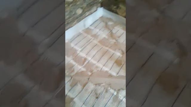 Теплый пол в бане.стяжка смотреть онлайн