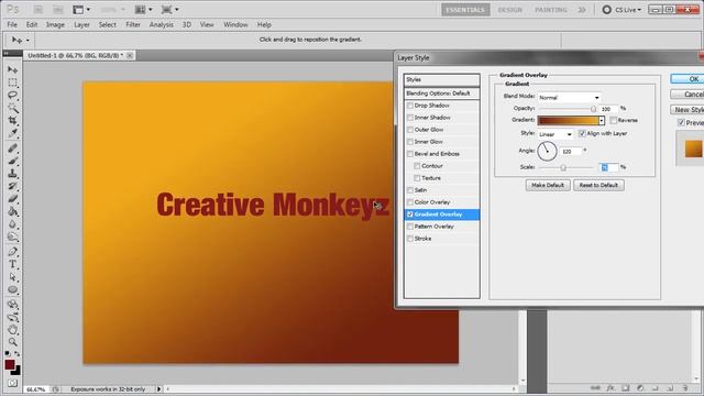 Photoshop 05 - Text & Layer Style смотреть онлайн