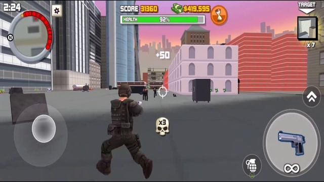 Gangstar City Open World Shooting Game 3d Level 36 смотреть онлайн