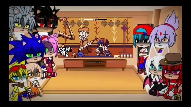 Sonic And His Friends React To Gorefield FNF смотреть онлайн