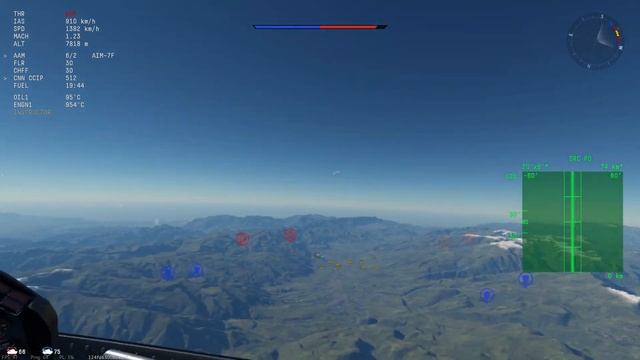 BVR in War Thunder (F-14 v F-16) смотреть онлайн