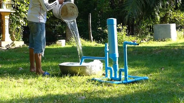 We Turn PVC Pipe Into Hight Speed Water Pump Without Electricity Easy Way