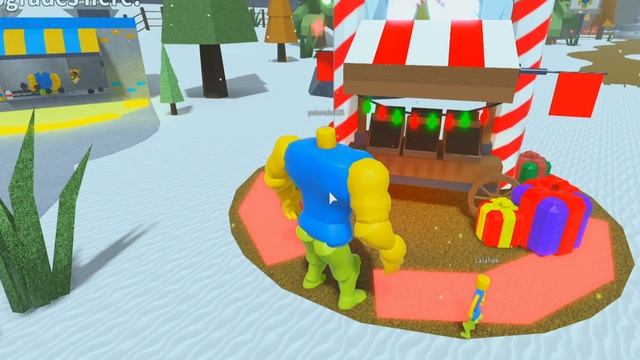 ИСТОРИЯ ДЕМОНА КРАМПУСА и НУБИКА СНЕГОВИКА в Мега Нуб симулятор | Roblox смотреть онлайн