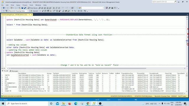 Data Cleaning and Exploration Project using SQL смотреть онлайн