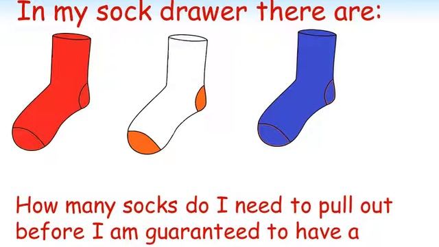 A Mathematical Socks Problem - How many socks do I need to pull out before I get a pair? смотреть онлайн