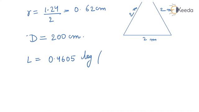 Inductance Numerical 1 - Transmission Line Parameters - Power System Engineering 1 смотреть онлайн
