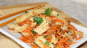 Морковь по-корейски со спаржей и кальмарами смотреть онлайн