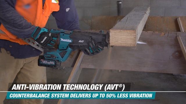 40V max XGT® Brushless Cordless AVT® Orbital Recipro Saw (GRJ02) смотреть онлайн