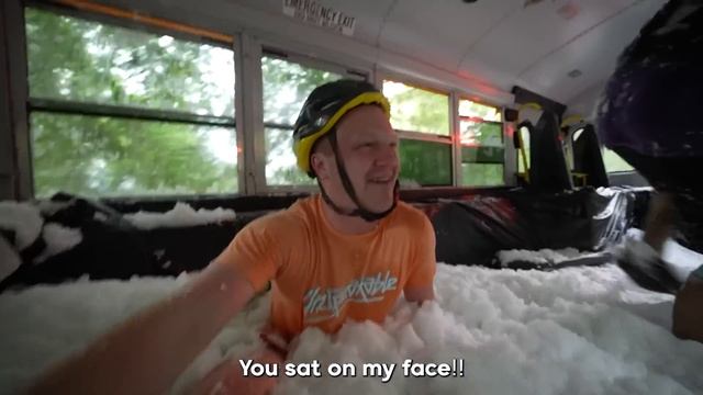 I Filled My School Bus With Snow! смотреть онлайн