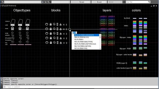 FILTERSELECTION - Autolisp productivity plugin for Autocad смотреть онлайн