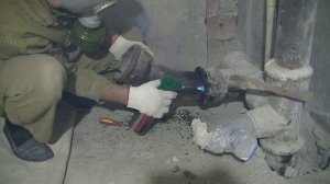 Демонтаж канализационного отвода
