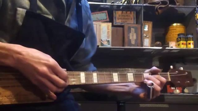 Cigar Box Guitar 3 / 4 String Convertible