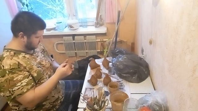 реальная работа с глиной | как делают окарину | музыкальный инструмент | 100 000 работ на планете смотреть онлайн