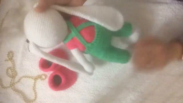 ნაქსოვი სათამაშოები cute Tilda bunny dress up. смотреть онлайн