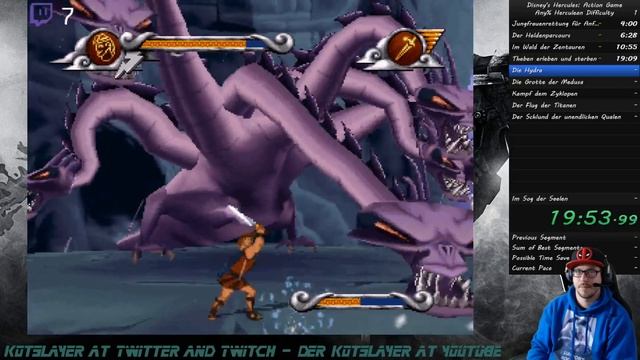 Disney's Hercules: The Action Game Any% Herculean Difficulty in 39:50,27 (with loadtime) смотреть онлайн