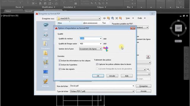 Enregistrement en pdf autocad смотреть онлайн