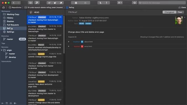 Surviving with Git #10: Recovering a Deleted Branch смотреть онлайн