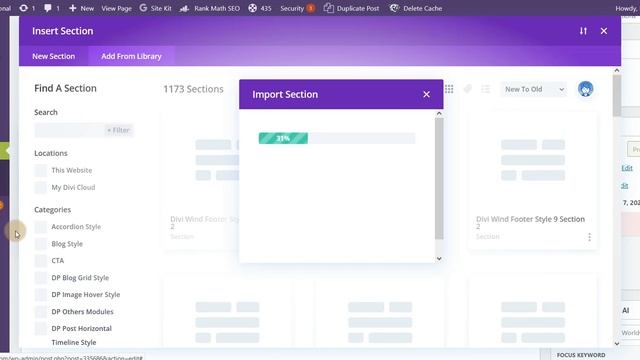 How to Import All JSON file of Ultimate Multipurpose Divi Webkit in Divi Cloud смотреть онлайн