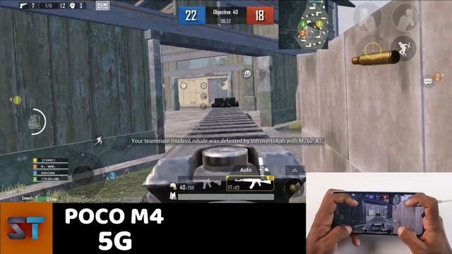 Poco M4 5G PUBG Gaming Review High Settings & Heating Test смотреть онлайн