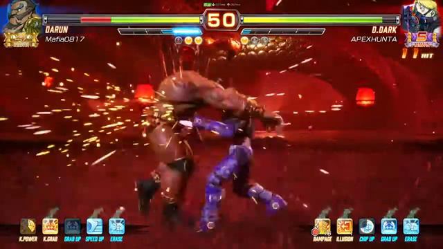 Fighting EX Layer PS4 Online Ranked Matches - Darun Mister (Mafia0817) vs. D Dark (APEXHUNTA) Crazy смотреть онлайн