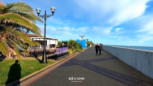 ЛУЧШИЙ ПЛЯЖ в СОЧИ ⛱️ СОЧИФОРНИЯ Имеретинская Набережная Олимпийский Парк ⛱️ АДЛЕР Большая прогулка