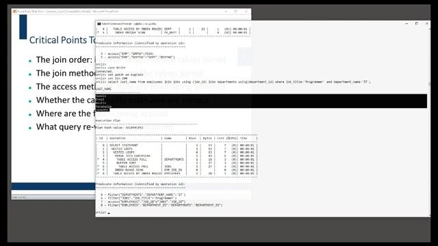 SQL Tuning for Beginners 8 How to Read Execution Plan Part 2 смотреть онлайн