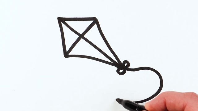 Рисуем фломастерами. Простой милый рисунок. Рисование для детей смотреть онлайн