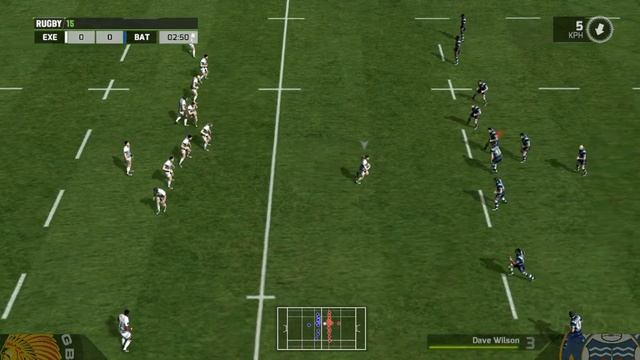 Rugby 15 gameplay test on Laptop смотреть онлайн
