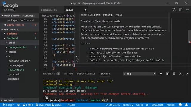 Deploy an Express and React App to Heroku смотреть онлайн