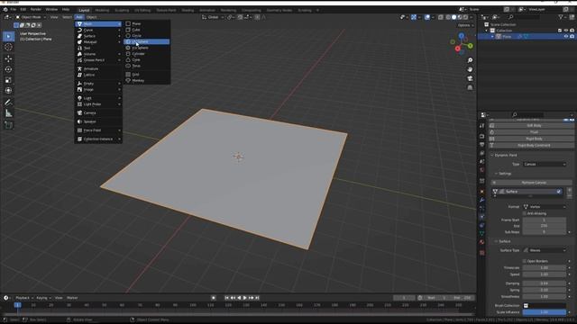 Реалистичная физика водной поверхности в Blender смотреть онлайн
