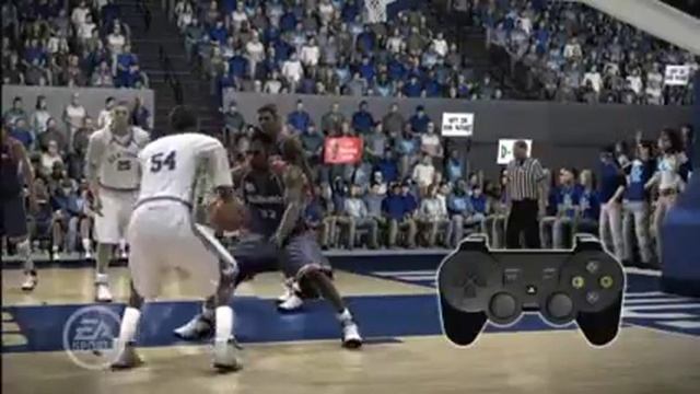 NCAA March Madness 08 PS3 Dynamic Post Control смотреть онлайн