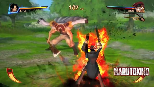 One Piece Burning Blood Ace Strong World Gameplay|Burning Blood Strong World Ace Moveset[Wanted DLC смотреть онлайн