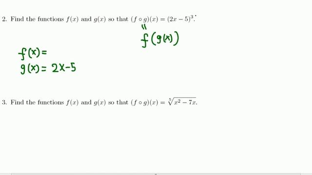 Function Composition (College Algebra) смотреть онлайн