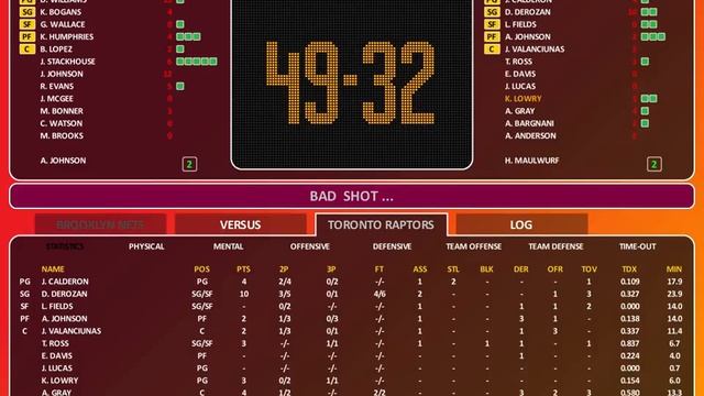 Let's Play World Basketball Manager 2013 #007 - 3. Saisonspiel: Toronto Raptors vs Brooklyn Nets смотреть онлайн