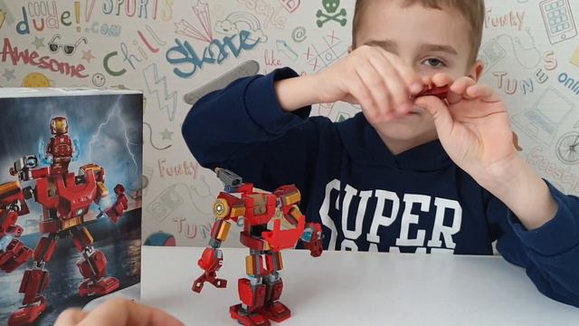 Конструктор LEGO Super Heroes Marvel Comics Железный Человек (76140) смотреть онлайн