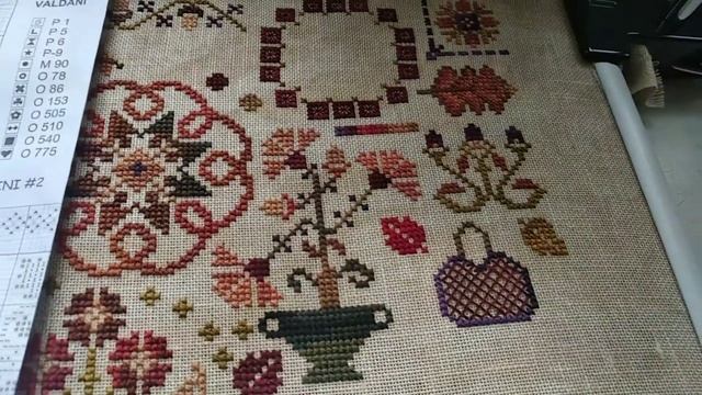 9.Вышиваю. Продвижения в вышивке и посылочка с Волшебной страной. :) смотреть онлайн