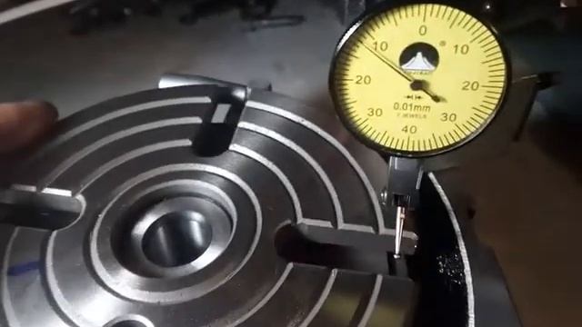 Поворотный столик HV-6. Замер биения. смотреть онлайн