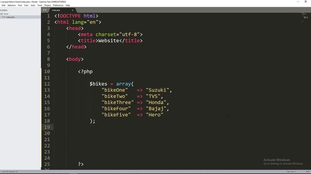 Lecture 17 - Associative Array with For-each Loop смотреть онлайн