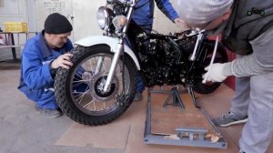 Сборка мотоцикла Motoland V-Raptor 250