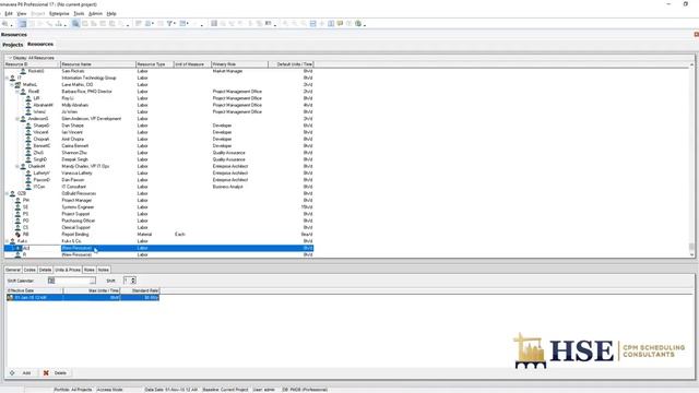 Oracle Primavera P6 Adding Resources смотреть онлайн