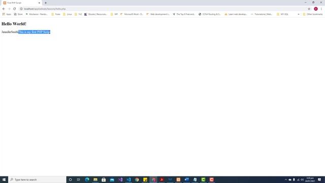 PHP echo vs print, single vs double quotes смотреть онлайн