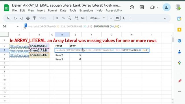 HOW TO FIX ERRORS : In ARRAY_LITERAL, an Array Literal was missing values for one or more rows смотреть онлайн