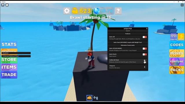 Roblox Muscle Legends Script (AutoLift AfkMode, AutoCollect Chests, AutoPunch) смотреть онлайн