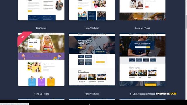 Edubin - Education WordPress Theme tutor lms wordpress education Website Builder смотреть онлайн